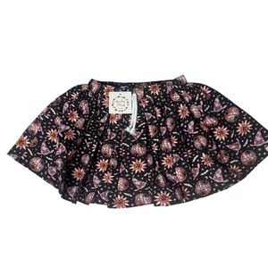Cheeky Plum Halloween Pattern Skirt